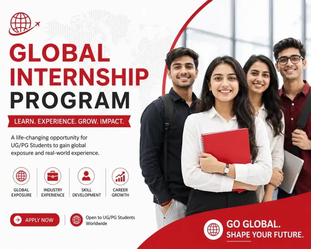 Global Digital Marketing and AI Internship Program in India for UG and PG Students